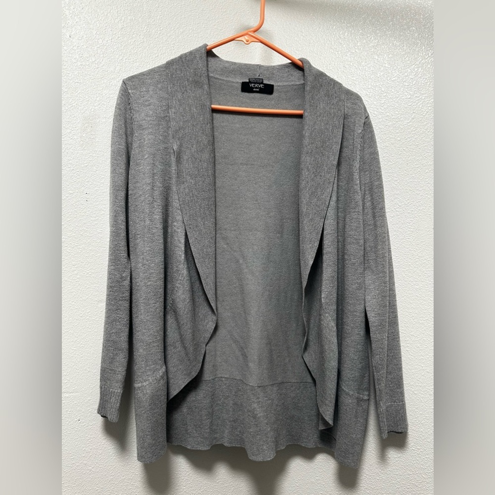 Gray cardigan small